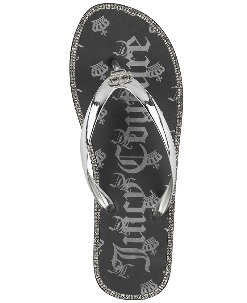 Juicy Couture Women's Shamrock Flip Flops