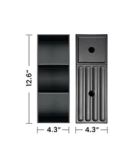 Casainc Etna 30" Floating Vanity With Ceramic Sink and Walnut Finish, Pre-Assembled Design