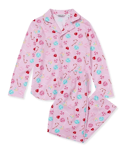 Lands' End Kids Flannel 2 Piece Pajama Set