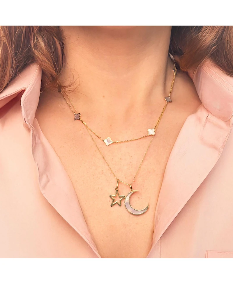 The Lovery Gold Loopy Star Charm 14K Gold