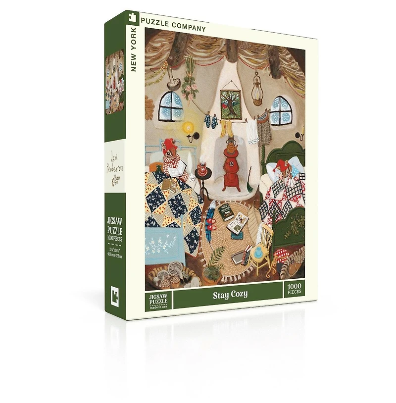 New York Puzzle Company Stay Cozy 1000 Piece Puzzle