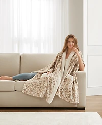 Premier Comfort Cozy Plush Printed Wrap, 50" x 70", Exclusively at Macy's