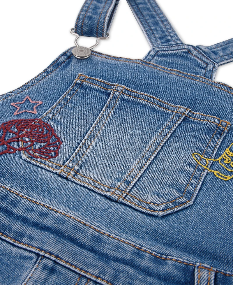 Levi's Big Girls Embroidered A-Line Skirtall Dress