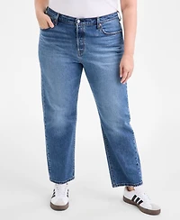 Levi's Trendy Plus 501 Cotton High-Rise Jeans