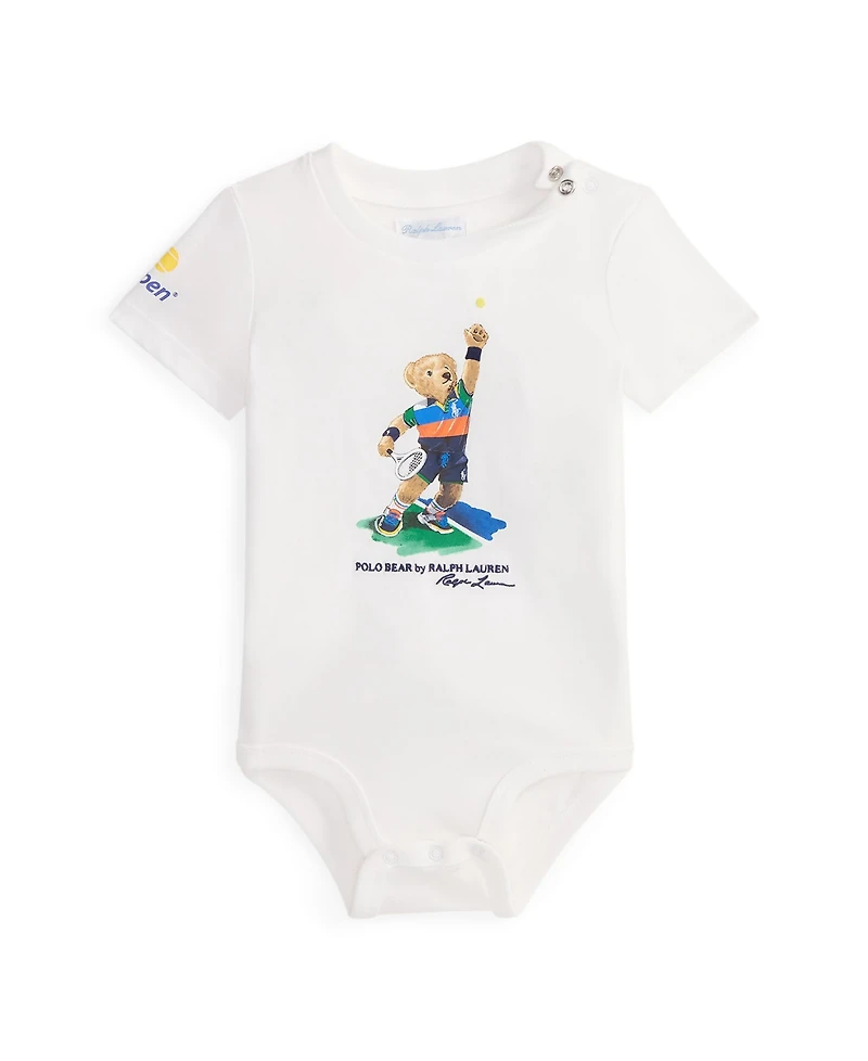 Polo Ralph Lauren Baby Boys Jersey Knit Short Sleeve One-Piece Bodysuit
