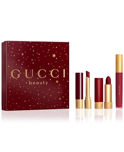 Gucci 3-Pc. Rosso Ancora Lipstick Gift Set