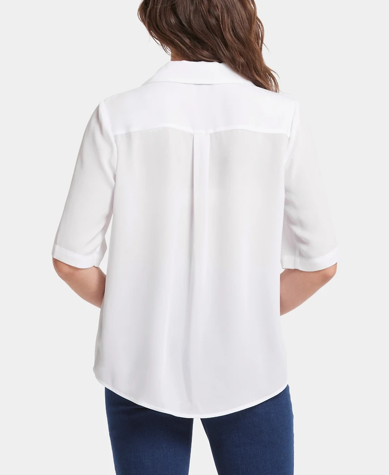 Nydj Women's Gabrielle Short Sleeve Top