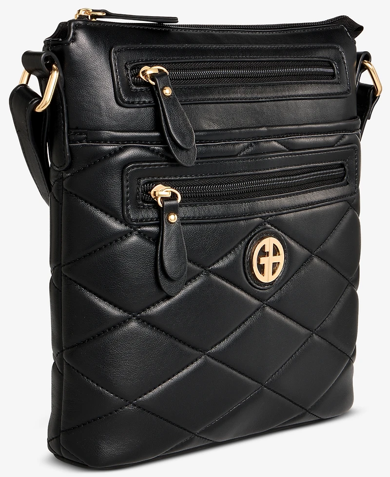 Giani Bernini Small Quilted North South Crossbody