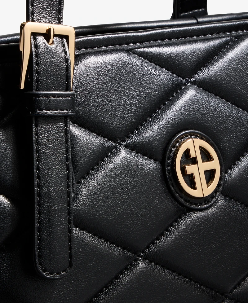 Giani Bernini Large Quilted Tulip Tote