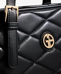 Giani Bernini Large Quilted Tulip Tote