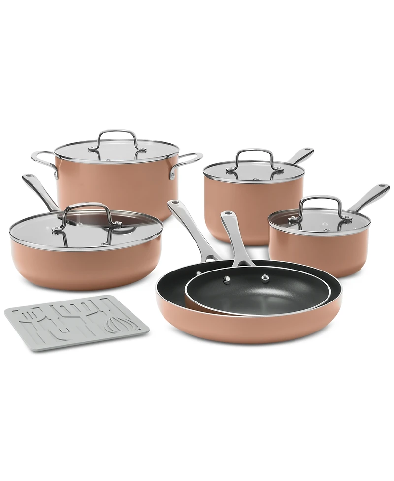 The Cellar Aluminum Nonstick 11-Pc. Cookware Set, Macy's Exclusive