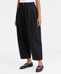 On 34th Women's Pleated Barrel-Leg Ankle Pants, Macy's Exclusive