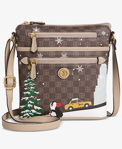 Giani Bernini Bears North South Crossbody Bag, Macy's Exclusive
