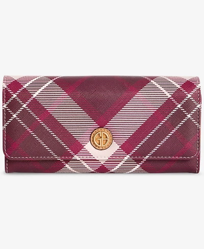 Giani Bernini Plaid Receipt Manager Wallet, Macy's Exclusive