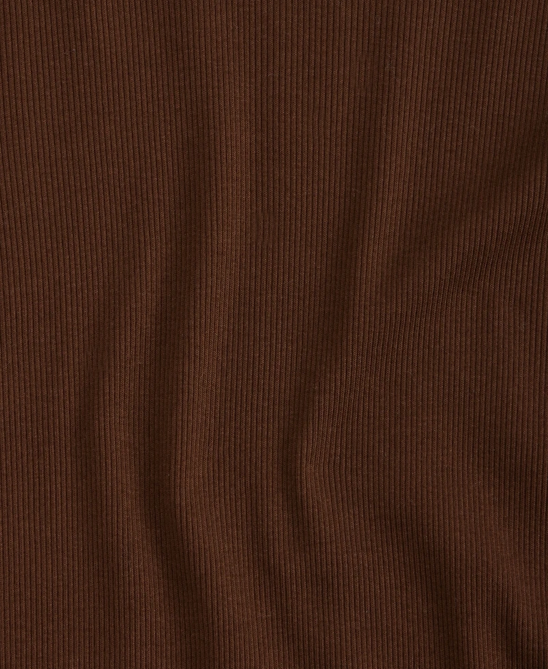On 34th Women's Mock Neck Micro-Rib Top, Macy's Exclusive