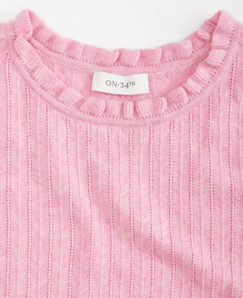 On 34th Women's Pointelle-Knit Tank, Macy's Exclusive
