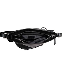 Mancini Mila Mini Zipper Hobo Bag