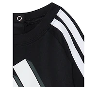 adidas Baby Boys Long Sleeve Graphic Coverall