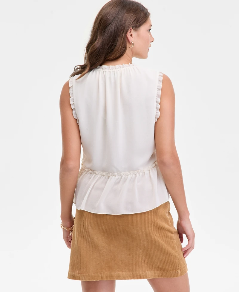 On 34th Women's Tie-Front Peplum Tank, Macy's Exclusive