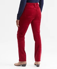 Style & Co Women's High-Rise Straight-Leg Corduroy Pants, Created for Macy's