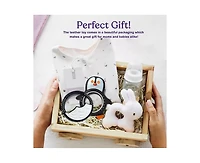 Sperric Baby Girls Penguin Teether – Fun and Cute Soothing Soft Silicone Teethers with Textured Design for an