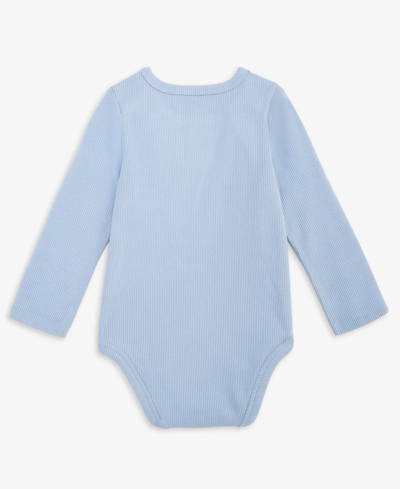 First Impressions Baby Boys Little Dude Long-Sleeve Bodysuit, Macy's Exclusive
