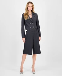 Guess Women's Joandra Double-Breasted Cropped Blazer