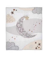 Lambs & Ivy Baby Goodnight Moon 3-Piece Celestial Nursery Crib Bedding Set
