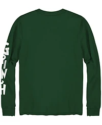 Hybrid Men's Long Sleeves Grinch Merry Whatever Graphic T-Shirt