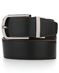 Perry Ellis Portfolio Men's Burnished Reversible Leather Dress Belt