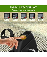 Under Desk Bike Pedal Exerciser, Mini Exercise Bike Portable Peddler Sitting for Seniors with Lcd Display