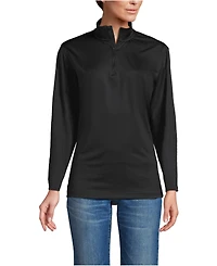 Lands' End Men's Unisex Rapid Dry Quarter Zip Pullover