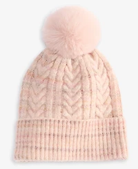 Style & Co Women's Space Dye Cable Knit Beanie, Macy's Exclusive