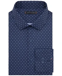 Tommy Hilfiger Men's Tech Athletic Fit Dress Shirt