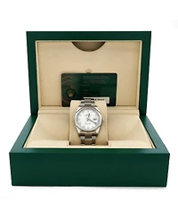 Pre-Owned Rolex Oyster Perpetual Datejust Automatic Watch in Stainless Steel 36mm