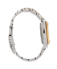 Pre-Owned Rolex Oysterquartz Datejust Watch in Stainless Steel and Gold with Diamond Markers 36mm