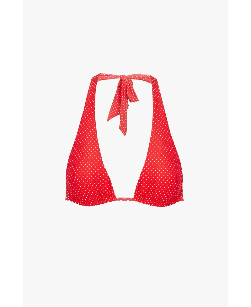 WeWoreWhat Women's Halter Bikini Top