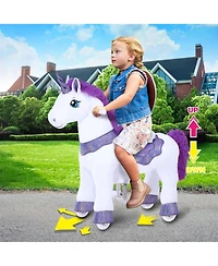 PonyCycle Ride-on Unicorn Purple Model E Size 3 for 3-4 Years