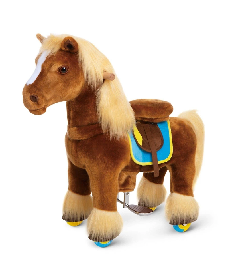 PonyCycle Ride-on Horse Brown Model X Size 3 for 3-4 Years