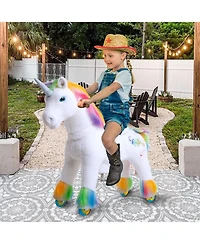 PonyCycle Ride-on Unicorn Rainbow Model X Size for -4 Years