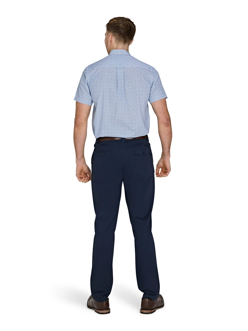 Raging Bull Short Sleeve Cotton Poplin Shirt