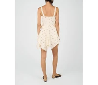 WeWoreWhat Women's Handkerchief Mini Dress