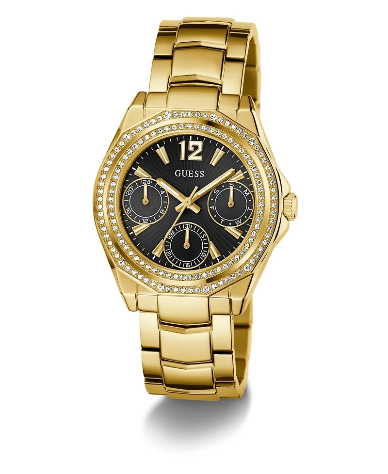 Guess Women's Gold Tone Multi-function Watch, 36mm