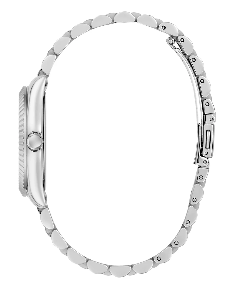 Guess Women's Silver Tone Multi-function Date Watch, 34mm