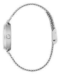 Guess Women's Silver Tone Analog Watch, 24mm