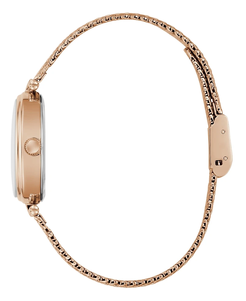 Guess Women's Rose Gold Tone Analog Watch, 24mm