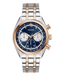 Guess Men's Two-Tone Multi-function Watch, 44mm
