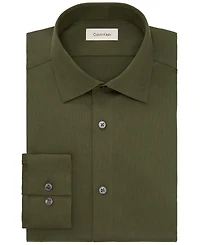 Calvin Klein Men's Steel Plus Slim Fit Dress Shirt