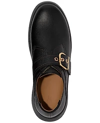 FitFlop Women's F-Mode Stitch Tumbled-Leather Monk Shoes