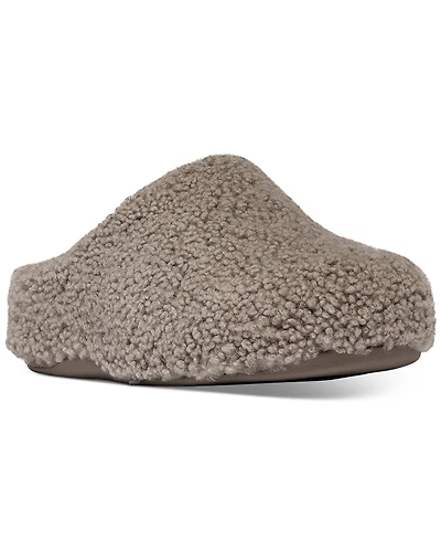 FitFlop Women's Shuv Curly-Shearling Clogs
